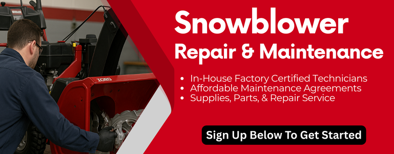 Sign up bellow to get your snowblower maintenaced
